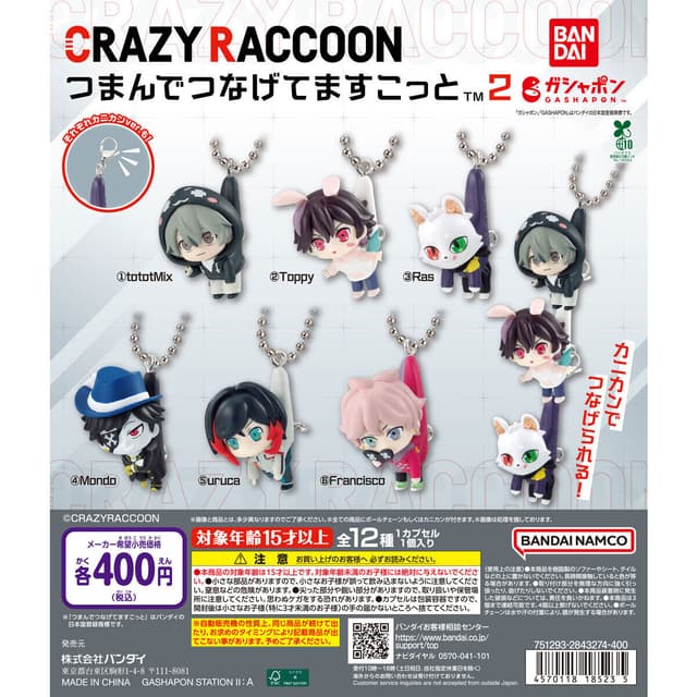 CRAZY RACCOON つまんでつなげてますこっと2