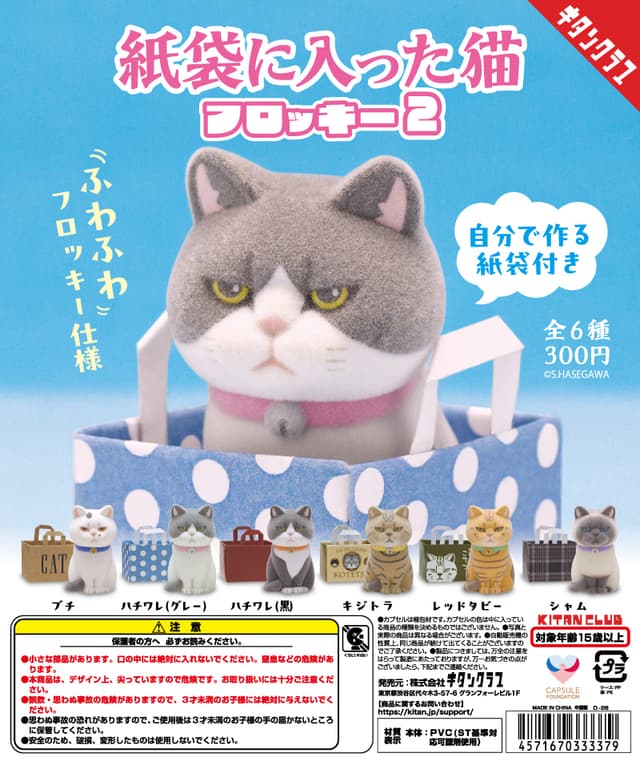 紙袋に入った猫 フロッキー2