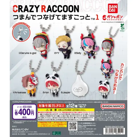 CRAZY RACCOON つまんでつなげてますこっと1
